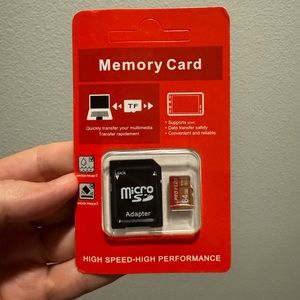 Memory Card 64GB Micro Sd TF/Sd Tablet/Camera/Phone 4K Ultra, Headphone Speaker